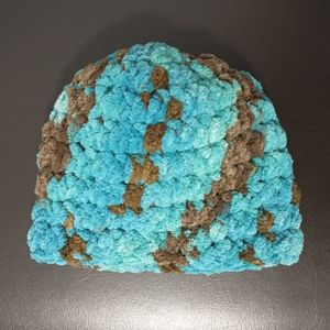 Baby Hat 6-12mo Chenille (SO SOFT!)